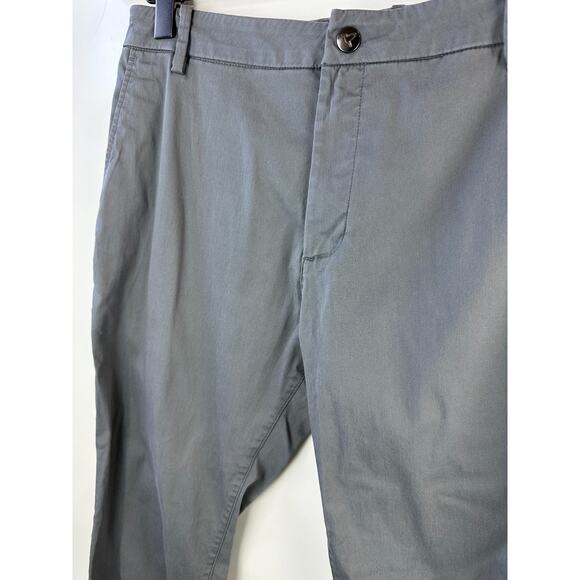 Birddogs Chino Pants Stretch Khaki 6-Pocket Slim Zip Snap Faded Grey Men's 32 - Picture 6 of 11